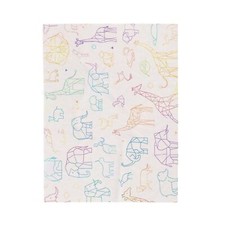 Animal-Themed Velveteen Plush Blanket, Cozy Gift for Kids, Nursery Decor
