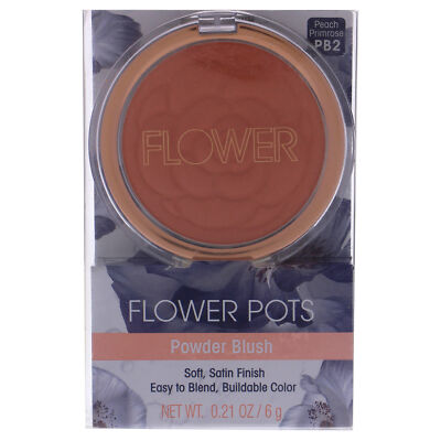 Flower Pots Powder Blush - Peach Primrose by Flower Beauty for Women - 0.21 oz