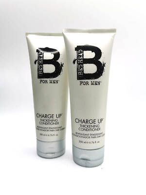 2x TIGI Bed Head - For Men  Charge Up Thickening Conditioner 200ml G133
