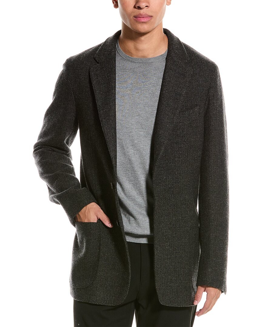 Шерстяная спортивная куртка Todd Snyder Madison мужская серая 40Л 56390₽