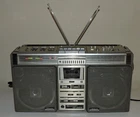 RARE Vintage SHARP GF-9696 boombox ghetto blaster for repair restoration