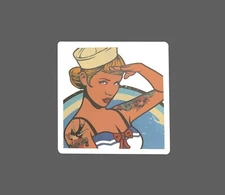 Salute Sailor Sticker New School Waterproof Pin Up Military Gift Retro NEW