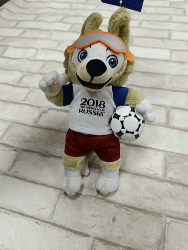 Fifa 2018 World Cup Russia souvenir soft toy wolf Zabivaka 28 cm - Picture 7 of 22