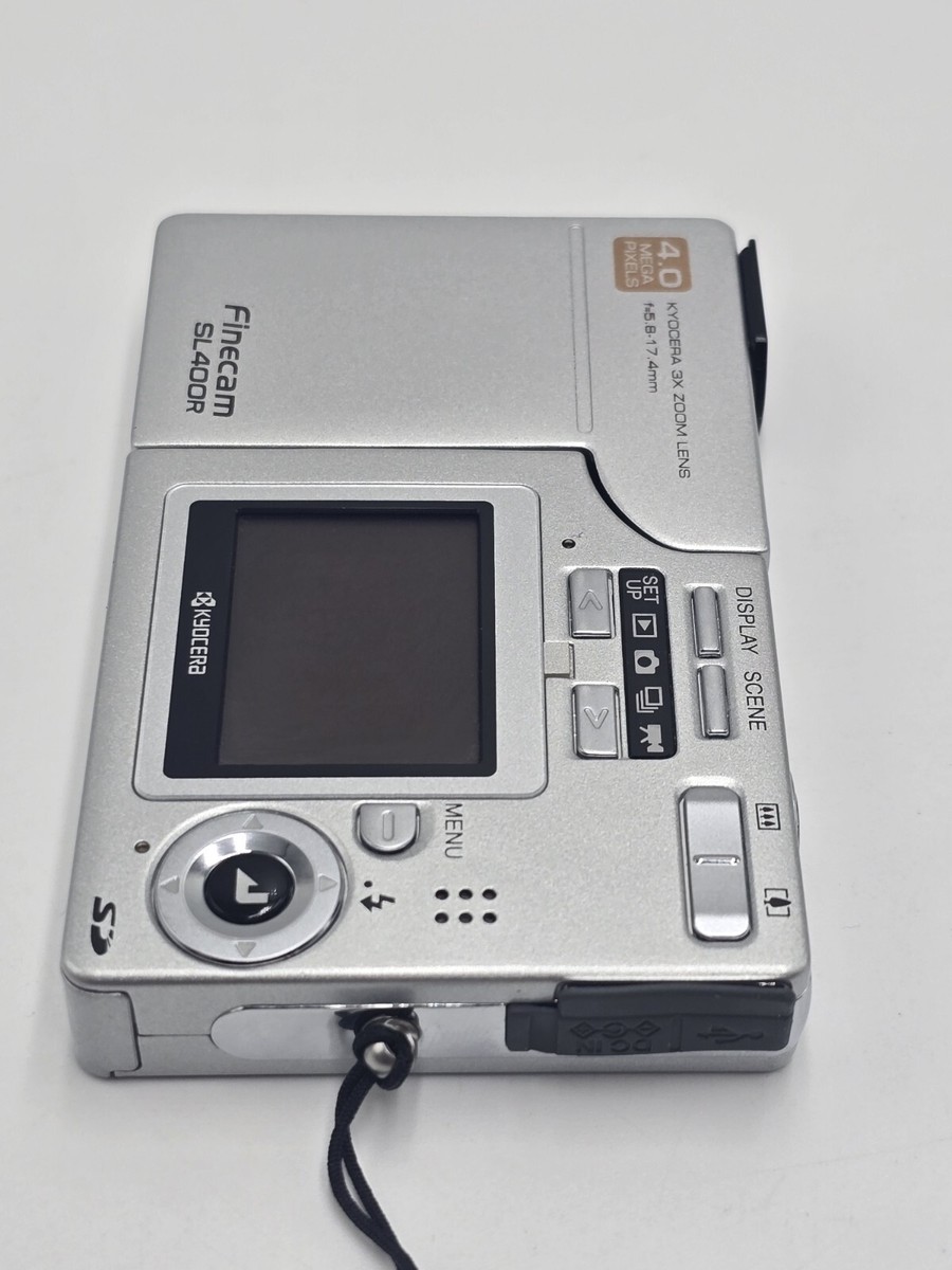 Kyocera Finecam SL400R, RetroDigital Camera, 4.0MP, Digital Camera