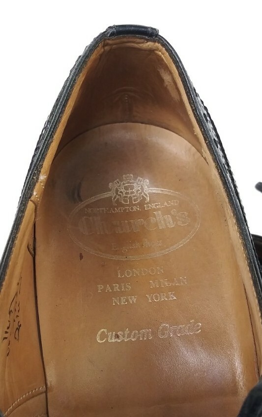 Church's Custom Grade Diplomat Cap Toe Calf Oxford Brogue Shoes