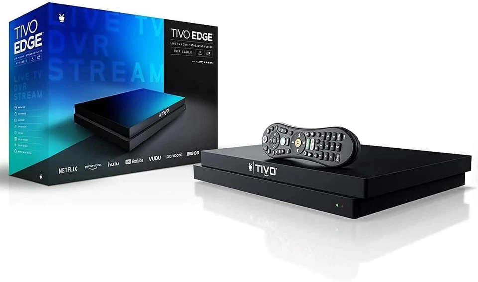 TiVo Edge for Cable TV DVR 4K UHD Media Player & Dolby Vision HDR & Dolby Atmos - Image 2 of 2