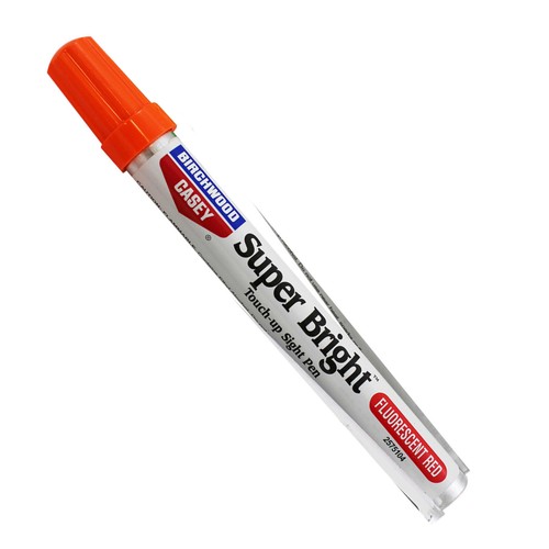 Birchwood Casey Super Bright Forescent Red TouchUp Pen For Sights