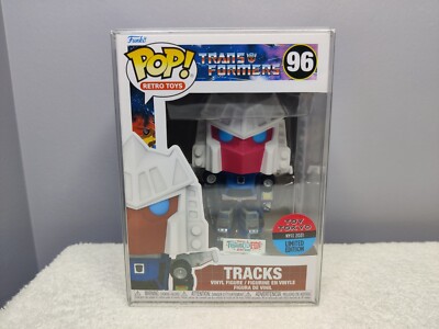 Funko Pop Retro Toys Transformers Tracks Toy Tokyo Exclusive ECCC NYCC 2021 #96