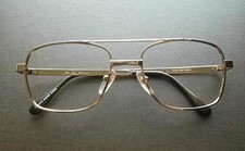 Exclusive LensCrafters PLC Unisex Aviator Eyeglasses Frames 53-19-140 Gold