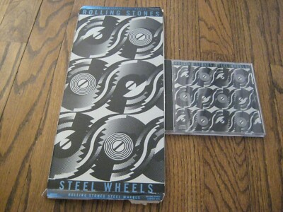 The Rolling Stones Steel Wheels Cd with longbox!   Mick Jagger