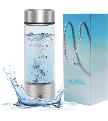 Hydrogen Water Bottle, Portable Hydrogen Water Bottle Generator, 3 Min Quick...