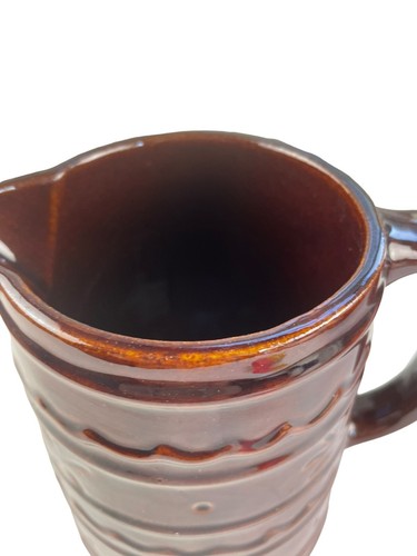 Marcrest Vintage Stoneware Water Pitcher 8 1/4"H - Picture 6 of 14