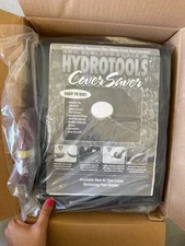 Super Guard 18' Pool Cover for 15' Round Pools + Hydrotools Cover Saver Drain