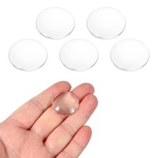 5 Convesse lenses for optics, 25mm OD 36mm