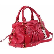 Marc by Marc Jacobs 2WAY Shoulder Bag Burgundy Leather Bag w/Strap