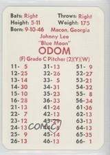 1971 APBA Baseball 1970 Season Blue Moon Odom fm0