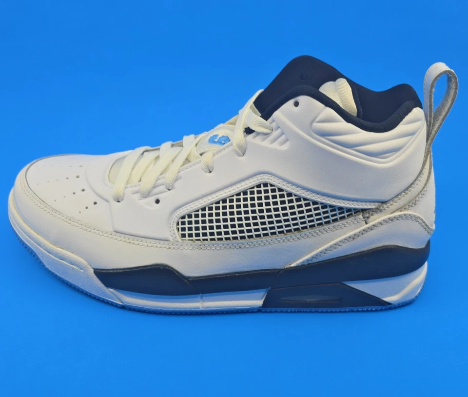 Nike Jordan Flight Hombres Zapatos Atléticos Blancos 9.5 Corte Alto Medio Leyenda Con Cordones Foto 4 de 4