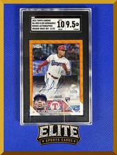 2023 Topps Chrome Elier Hernandez #RA-HER Orange Wave Refr /25 SGC 9.5