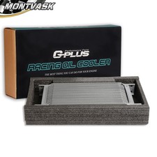 Universal 13 Row An10 Oil Cooler W Thermostat 80 Deg Filter Adapter Kit 7 Fan