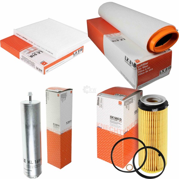Mahle Kraftstofffilter KL 169/4D Innenraum LA 918 Luft LX 818 ÖLfilter OX 560D-image