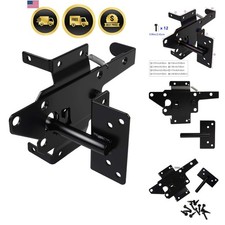 Heavy Duty Gate Latch Steel Fence Lock for Wooden Vinyl Yard Pool Gate