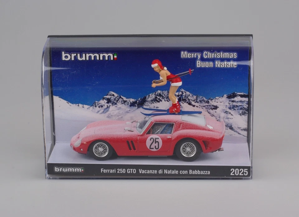 BRUMM PROMOZIONALE (S25/25) Ferrari 250 GTO Vacanze di Natale con Babbazza 2025 - Immagine 2 di 2