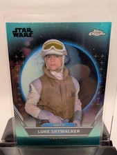 Luke Skywalker 2024 Topps Chrome Hyperspace Star Wars AQUA /199 Refractor 83