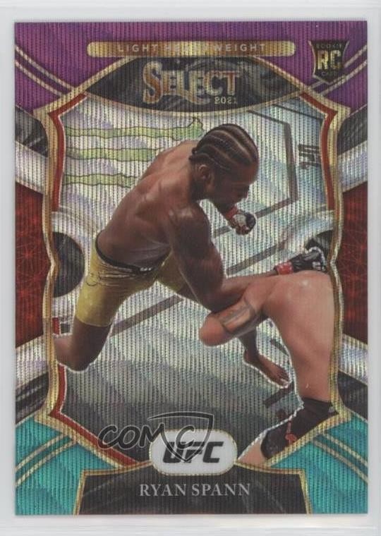 2021 Panini Select UFC Concourse Tri-Color Prizm Ryan Spann #31 1b8