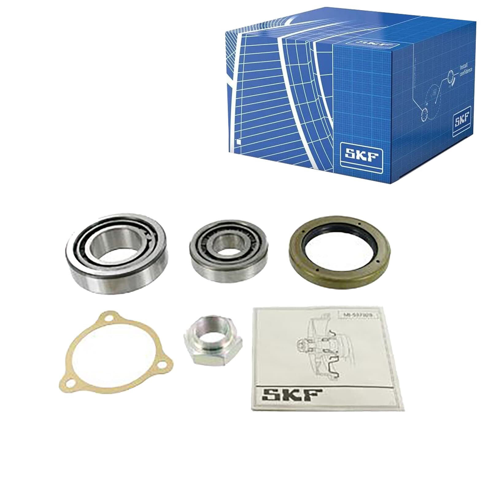 Skf Radlager Satz Mit Wellendichtring Vorderachse Rechts Vkba 1385-image