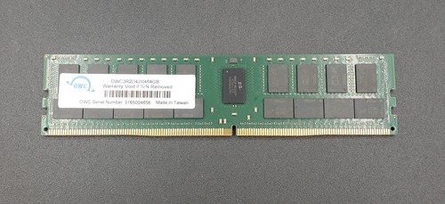 OWC 64GB 2Rx4 DDR4 PC4-3200 RDIMM ECC Server Memory RAM OWC3R2D42R464GB