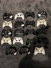 19 Controllers Ps3 Ps2 Xbox 360 Xbox one Original Xbox Job lot Faulty Bundle