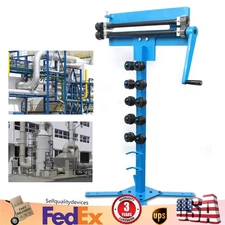 New Manual Bender Bead Roller Sheet Metal Bending Machine 6 Pairs Profile Roller
