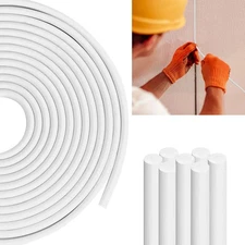 Backer Rod 1/4 Inch,White Caulk Saver inch *16.4 feet, White