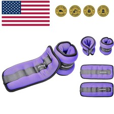 Fully Adjustable Ankle Wrist Arm Leg Weights, 1-20LBS, Multiple Options