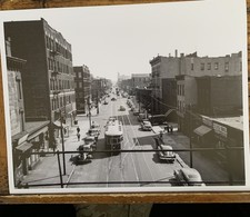 1951 Nostrand Av Myrtle Trolley Bed-Stuy Brooklyn New York City Photo Reprint