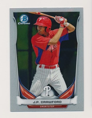 2014 Bowman Chrome Draft #CTP-22 JP Crawford Philadelphia Phillies