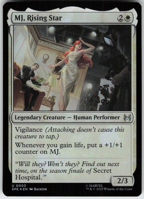Foil MJ, Rising Star 3 Marvel's Spider-Man: Eternal-Legal U