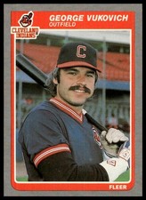 1985 Fleer #458 George Vukovich NRMT+