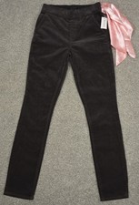 Juicy Couture Corduroy Pants Women's 24 California Skinny Cloud Gray NWT