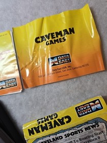 Caveman Games - Nintendo NES - cart, BOX & docs - exc. cond. -oval seal