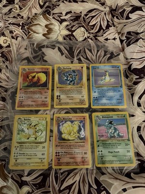 Pokémon Holographic Rare Card Set Wizards Base Set