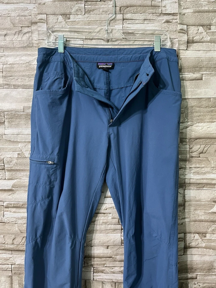 Pantalones cargo Patagonia azules para hombre talla 33 ligeros senderismo nailon ropa al aire libre Foto 4 de 4
