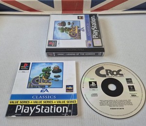 Croc: Legend Of The Gobbos – PS1 PAL – Disque Seul, étiquette Noire – Testé