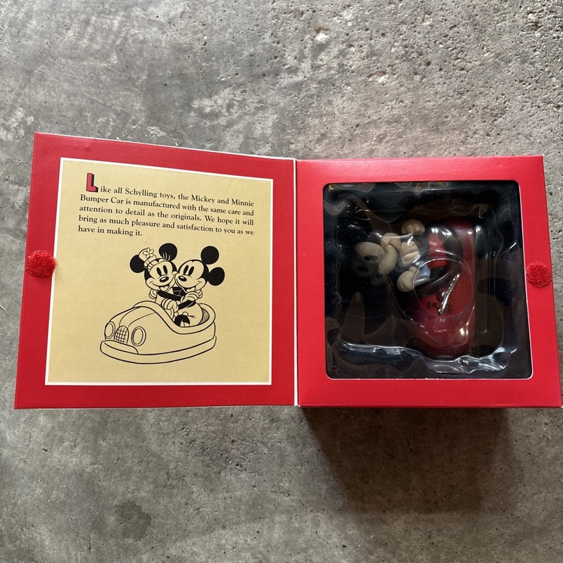 Disney Mickey & Minnie Bumper Car In Box
