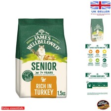 Hypoallergenic Turkey Dry Cat Food for Senior Cats - 1.5 kg Health Support 11.05 per kilo