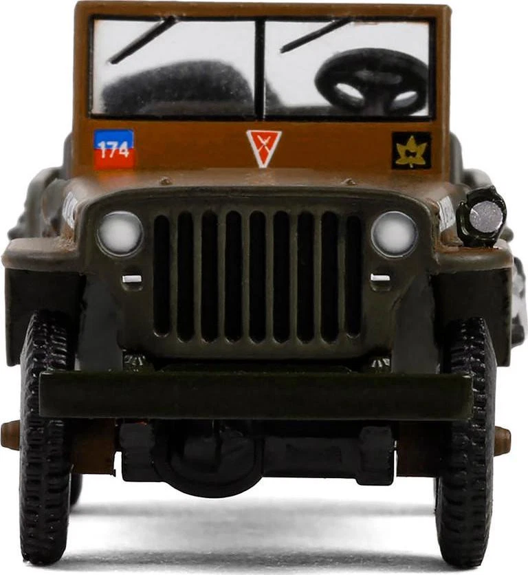 1942 Willys Jeep MB 1st Canadian Tank Brigade Three Rivers Regiment England 1/64 - Image 3 of 4