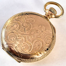 G96 ULTRA HIGH GRADE 1900 WALTHAM RIVERSIDE MAXIMUS 19j 14k G.F. HUNTER RUNS A+!