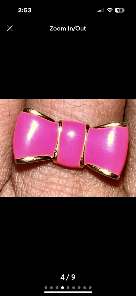 Juego Kate Spade Come Full Circle rosa intenso — Pulsera, anillo y gargantilla esmaltados Foto 2 de 4