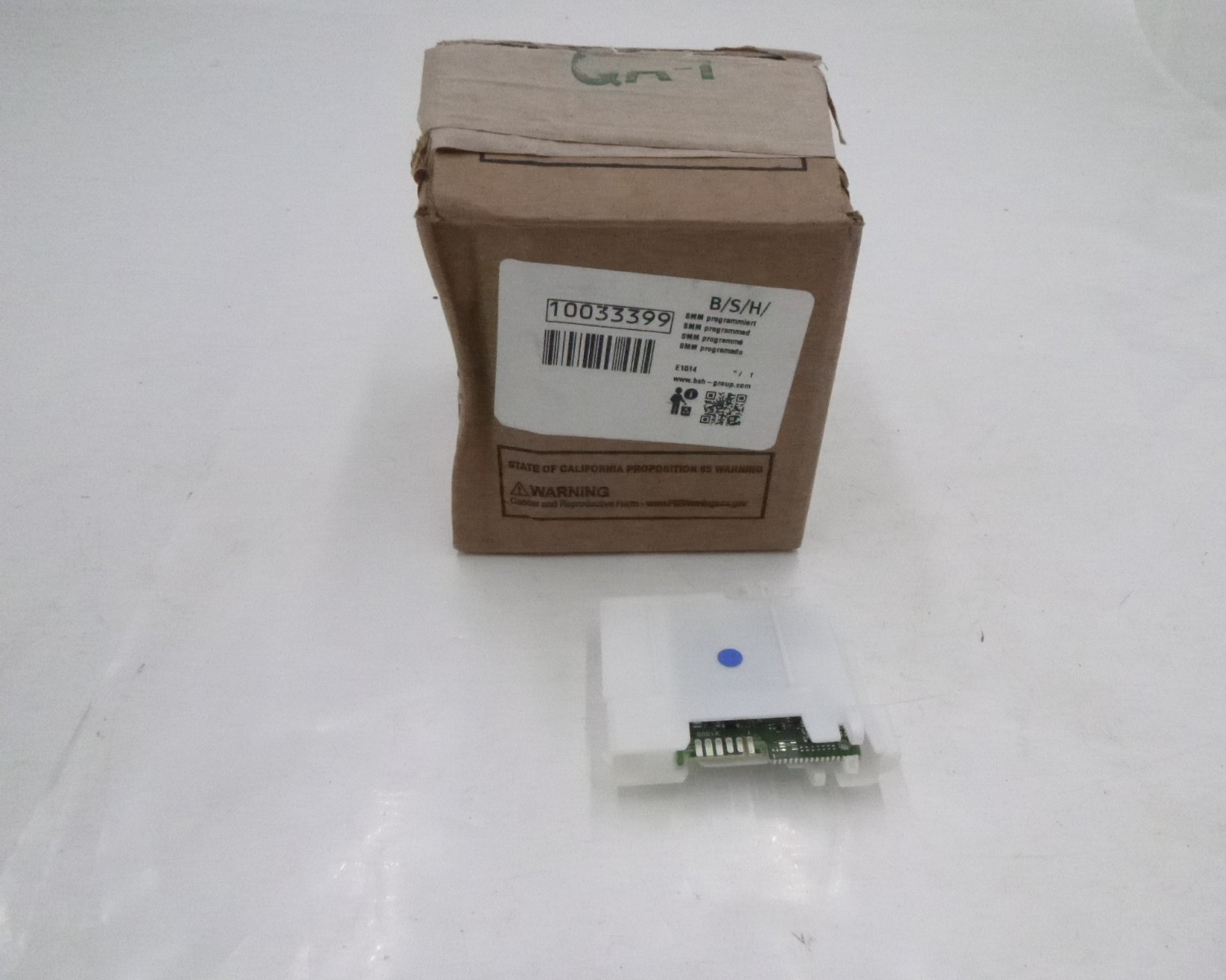 Bosch Dishwasher SMM Programmed Control Board 10033399