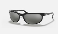 Ray-Ban Predator 2 Black/Grey Mirror Gradient Polarized Sunglasses RB2027 601/W1